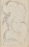 Composition abstraite by Alfréd Réth, 1942, Mine de plomb et crayons de couleurs sur papier, sold Jun 2008