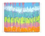 Petite N°1 by André, 1991, Peinture aérosol et acrylique sur toile, sold Jul 2020