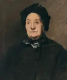 Femme âgée au noeud bleu by Émile Friant, Huile sur toile (Toile d'origine), sold Nov 2020