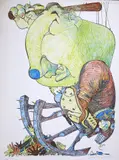 Spiro Agnew’, 1970, lithograph in colours, signed and by Gerald Scarfe, lithograph, offered May 2017
