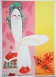 The Queen’, 1970, lithograph in colours, signed and numbered by Gerald Scarfe, lithograph, offered May 2017