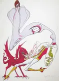 Investiture Souvenir’, 1969, lithograph in colours, signed by Gerald Scarfe, lithograph, offered May 2017