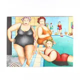 Ladies Pool by Adriaan de Lange, Oil on canvas, sold May 2017