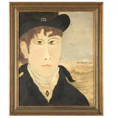 A Naval Portrait by William E. Minschew, Oil on canvas, sold Feb 2017