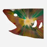 Shark Spin Painting by Damien Hirst, 2009, acrylic on paper, sold Aug 2023