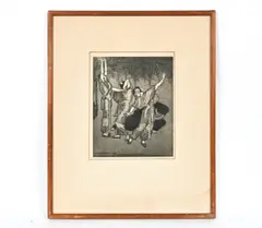 Untitled by Frank Arthur Nankivell, Aquatint, offered Apr 2024