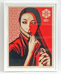 Untitled by Shepard Fairey, Screenprint, sold May 2024