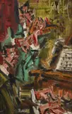 La sonate by Gen Paul, Huile sur panneau d'isorel, sold Jul 2020