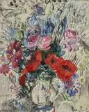 Fleurs - Circa 1925-1926 by Gen Paul, Huile sur toile, sold Jul 2020