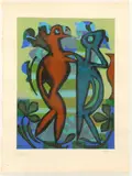 Past and present by Eileen Agar, print, offered May 2016