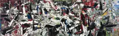 Composition by Jean Paul Riopelle, oil on canvas, sold May 2013