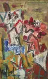 Les deux clowns by Gen Paul, 1945, Huile sur panneau d'isorel, sold Jul 2020
