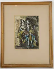 courtisan by Philippe Jullian, gouache, offered Mar 2016