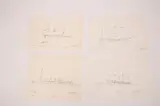 A collection of studies of Navy masted by William Frederick Mitchell, pencil, offered Jun 2015