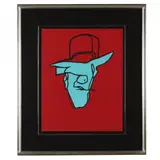 Lithograph in Colors by Valerio Adami, Signed in pencil lower right, sold Aug 2016