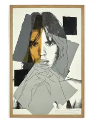 Mick Jagger by Andy Warhol, 1975, Sérigraphie en couleurs sur Arches Aquarelle, sold Dec 2020