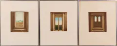 French Window' AP/ 'Steps to a Door' 2/50 /'There is a Green Hill Far Away 6/50, all signed, titled and numbered in pencil, (image; 15 x 13cm, frame; 34 x 29cm) by Dorothea Wight, pencil, offered Feb 2015