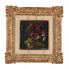 Head by Vasyl Khmeluk, Oil on board, sold Jun 2016