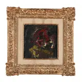 Head by Vasyl Khmeluk, Oil on board, sold Jun 2016