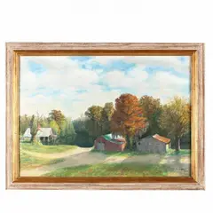 Cashoke Creek at Shipyard Landing by Francis Speight, Oil on canvas, sold Jun 2016