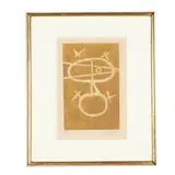 Le Signe (The Sign) by Georges Braque, Color lithograph, sold Jun 2016