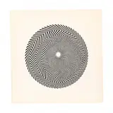 Untitled (Based on Blaze ) by Bridget Riley, Screenprint on wove paper, sold Jun 2016