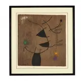 Femme et Oiseau, II/X by Joan Miró, Screenprint on paper, sold Jun 2016