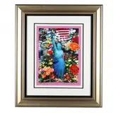 Land of the Free, Home of the Brave by Peter Max, Mixed media on paper, sold Jun 2016