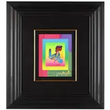 Love on Blends by Peter Max, Mixed media on paper, sold Jun 2016