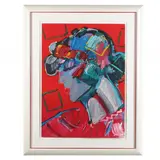 Crimson Lady by Peter Max, Mixed media, sold Jun 2016