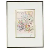 Fox-Trot TH-4 Romeo Cry-Baby Circus by Jerry Garcia, Offset lithograph, sold Jun 2016