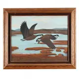 Geese in Flight by M. G. Oakford, Acrylic on canvas, sold May 2016