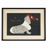 Dachshund by Kiyoshi Saitō, Color woodcut, sold May 2016