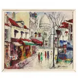 Paris, Place du Tertre by Didier Grandt, Oil on canvas, sold May 2016