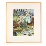 Springtime at the Eno River by Robert Johnson, Gouache on paper, sold May 2016