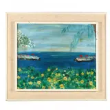 Martinique Point du Bout by Lorle de Jaumotte, Oil on canvas, sold May 2016
