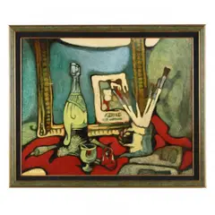 Artist's Still Life by Vadim Sysoev, Oil on canvas, sold May 2016
