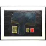 Silent Crescendo by Bradbury Thompson, Mixed media print (including elements of lithography and embossing on paper), sold May 2016