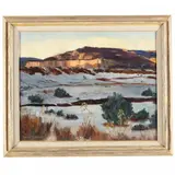 Desert Landscape by Natalie V. Robinson, Oil on canvas, sold May 2016