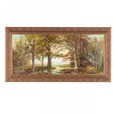 Forest Interior by William Savery Bucklin, Oil on canvas, sold Mar 2016