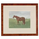 Rock Sand Mare by Vaughn Flannery, Oil on paper, sold Mar 2016