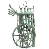 Dogo Chariot by Toni Putnam, Patinated bronze, sold Mar 2016