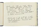 Deux manuscrits autographes. by Char, 24 p. et 5 p., papier vergé, encre noire., sold Nov 2020