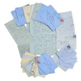 Correspondance autographe avec Madame Gros. by Colette, 91 p. in-12 et in-8, à l’encre. Certaines lettres sur papier à en-tête d’hôtels et de, sold Nov 2020