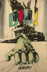 GRIP by Gianni Bertini, 1965, Acrylique et report photographique sur toile, sold Mar 2019