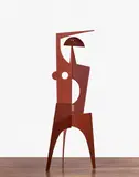 LA SEVILLANE (FEMME LUNE) by Philippe Hiquily, 2006, Bronze peint, sold Mar 2019