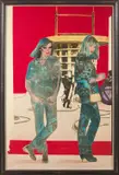 LE POMPIER by Gianni Bertini, 1977, Acrylique et report photographique sur toile, sold Mar 2019