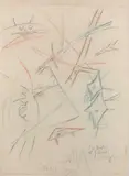 SANS TITRE by Wifredo Lam, 1972, Pastel et fusain sur papier, sold Mar 2019