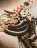 VENUS AU BAIN by Gianni Bertini, 1983, Acrylique et report photographique sur toile, sold Mar 2019