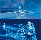 ROMAN PHOTO N°20 (N°1242) by Jacques Monory, 2008, Huile sur toile, sold Mar 2019